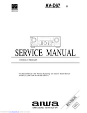 Aiwa AV-D67 Service Manual