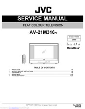 JVC AV-21M316 Service Manual