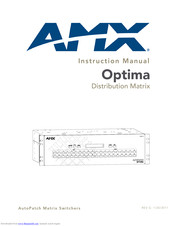 Amx Optima Instruction Manual