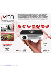 AAXA Technologies P450 Brochure & Specs