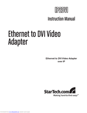 StarTech.com IP2DVI Instruction Manual