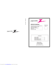 Zenith XBS341 Series Service Manual