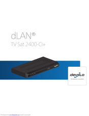 Devolo dLAN TV Sat 2400-Cl+ User Manual