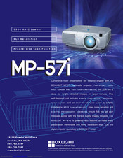 BOXLIGHT MP-57i Specification
