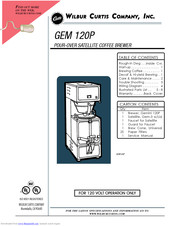 Curtis GEM 120P Manual