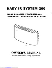 Nady Systems IR-200 Owner's Manual
