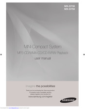 Samsung MX-D750 User Manual