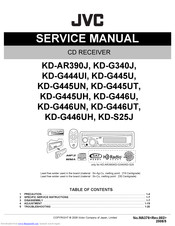 JVC KD-G445UT Service Manual