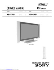 Sony KE-P37XS1 Service Manual