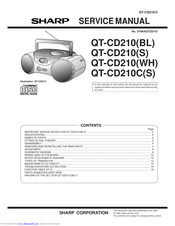 Sharp QT-CD210 Service Manual