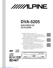 Alpine DVA-5205 Owner's Manual