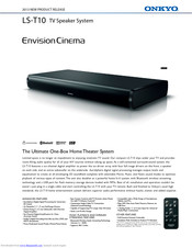 Onkyo EnvisionCinema LS-T10 Brochure & Specs
