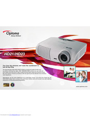 Optoma HD21 Specifications