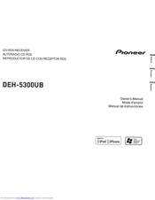 Pioneer DEH-5300UB Owner's Manual