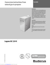 Buderus Logano GC124 II-25 User Manual