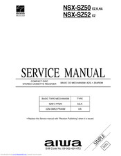 Aiwa NSX-SZ52EZ Service Manual