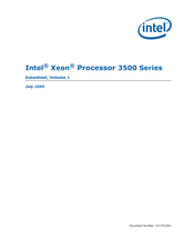 Intel Xeon 3500 Series Datasheet
