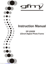 GFM DP-1500B Instruction Manual