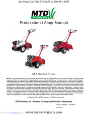 Mtd 450 Series Shop Manual