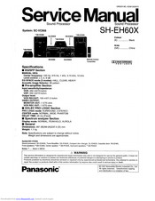 Panasonic SH-EH60X Service Manual