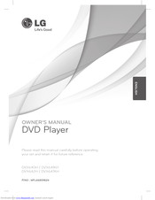 LG DVX640H Owner's Manual