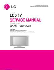 LG 32LX1D-UA Service Manual