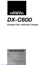 Onkyo DX-C600 Instruction Manual