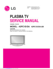 LG 42PC1DA-UB
42PC1D Service Manual