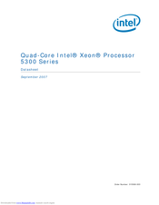 Intel Quad-Core Xeon 5300 Series Datasheet