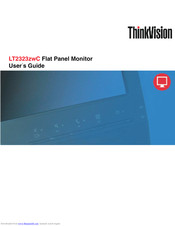 Lenovo ThinkVision LT2323zwC User Manual