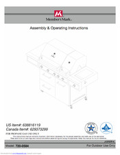 Member's Mark 720-0584 Assembly & Operating Instructions