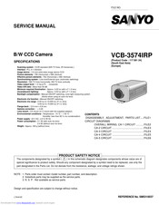 Sanyo VCB-3574IRP Service Manual