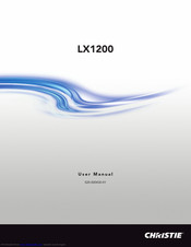 Christie LX1200 User Manual