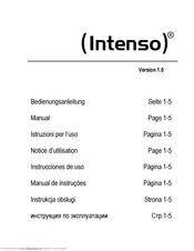 Intenso Internal hard disk Operating Instructions Manual