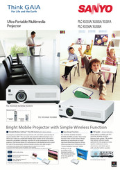 Sanyo PLC-XU301A Brochure & Specs