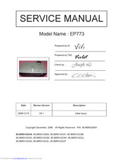 Optoma EP773 Serivce Manual