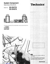 Technics SC-EH570 Operating Instrucktions