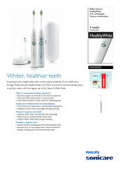 Philips HealthyWhite HX6730/33 Specifications