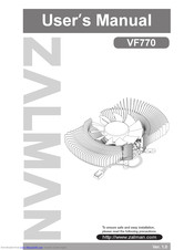 Zalman VF770 User Manual