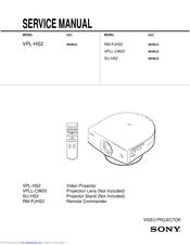 Sony VPLL-CW20 Service Manual