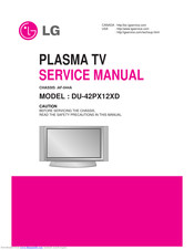 LG DU-42PX12XD Service Manual