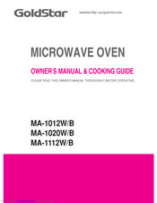 Goldstar MA-1020B Owner's Manual & Cooking Manual