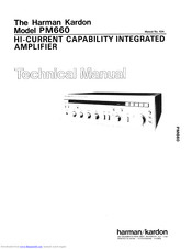 Harman Kardon PM660 Technical Manual