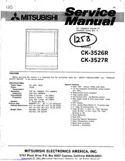Mitsubishi CK-3526R Service Manual