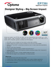 Optoma EP726i Specifications