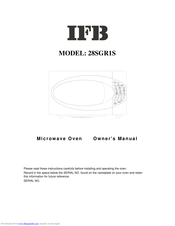 IFB 28SGR1S Owner's Manual