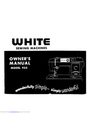 White 935 Owner's Manual