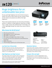 InFocus in126 Specifications