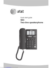 AT&T 983 Quick Start Manual