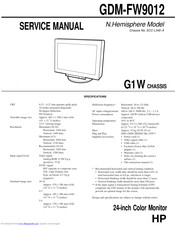 HP GDM-FW9012 Service Manual